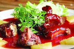 ซี่โครงหมูอบซอส