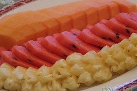 ผลไม้หลังมื้ออาหาร